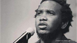 Vladimir Lucien (St. Lucia), winner of Bocas Literary Prize 2015 for his poetry book, Sounding Ground.