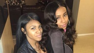 Porsha, 18 on your left with her friend Alize, 19 (right) who died at the hospital
