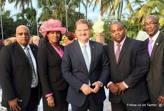 four St Maarten MP's attended Aruba day celebration in Aruba
