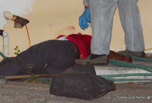 Polis a arestá kasá di e señora Cristina Barry ku polis a haña morto den su kurá di kas.