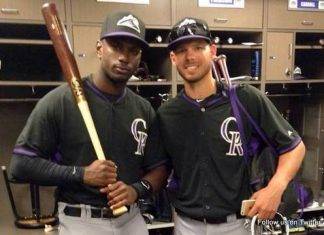 Denzel Richardson hit his first home run in this year's Spring Training