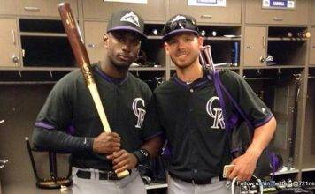 Denzel Richardson hit his first home run in this year's Spring Training