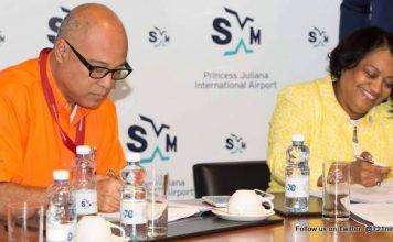 Signing of Agreement between SXM and TLC: Regina LaBega Stressed Need to Modernize FBO Facility to Maintain Market Share