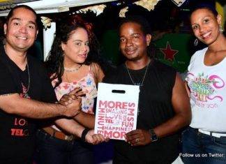 Leidy Lopez and Edward Lorenzo are the winners of the first part of the Bachata competition