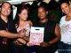 Leidy Lopez and Edward Lorenzo are the winners of the first part of the Bachata competition
