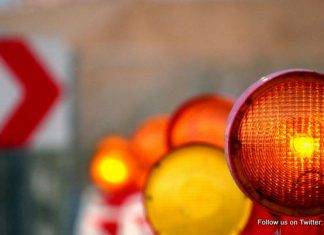 Road works commence near IZI Restaurant Welfare road