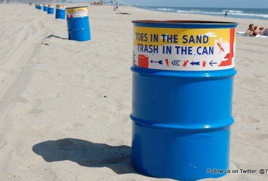 Une distribution gratuite de sacs poubelles en faveur des campeurs