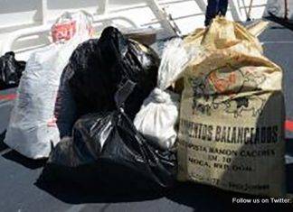 Three smugglers, US$7 million in cocaine seized by US Coast Guard in Caribbean Sea