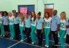 The Miami Dolphin Cheerleaders visited 2 high schools
