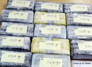*** UPDATE ***: Sint Maarten Customs intercepted a large shipment of cocaine Sunday