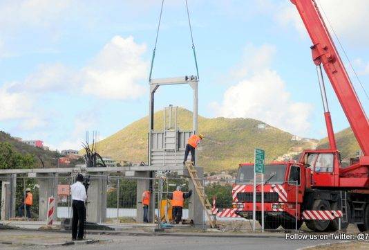 First floodgates installed
