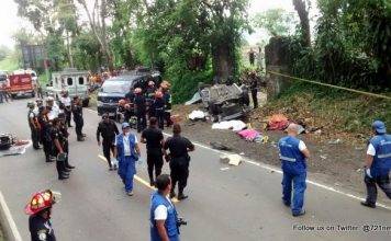 Al menos 7 muertos en accidente de tránsito en suroeste de Guatemala