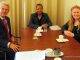 Minister Plenipotentiary Fleming-Artsen meets with representatives from the Oranje Fonds