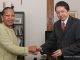 Minister Plenipotentiary Fleming-Artsen receives courtesy visit from the Ambassador of Peru