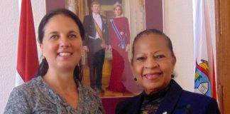 Minister Plenipotentiary Fleming-Artsen meets with representative from Foundation Culture Kameleon