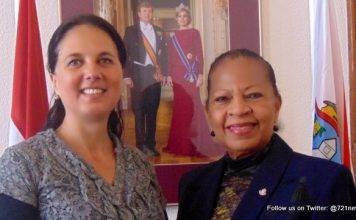 Minister Plenipotentiary Fleming-Artsen meets with representative from Foundation Culture Kameleon