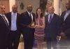 Minister TEATT Connor presents Kingdom Consul General in Miami with Token of Appreciation during Trade Mission