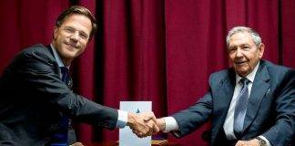 Minister President van Nederland ontmoet President Castro