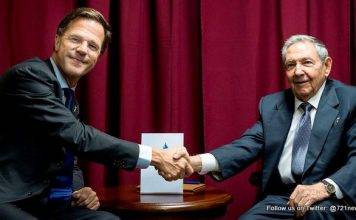 Minister President van Nederland ontmoet President Castro