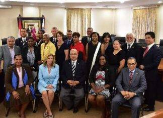 Rotary Club of St. Martin Sunrise pays courtesy call on Prime Minister and Acting Minister of Public Health