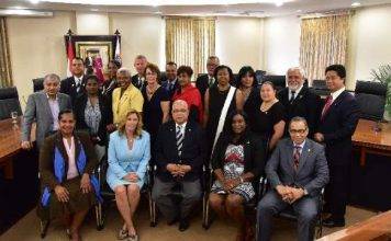 Rotary Club of St. Martin Sunrise pays courtesy call on Prime Minister and Acting Minister of Public Health