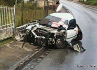 Two injured in Christ Church accident