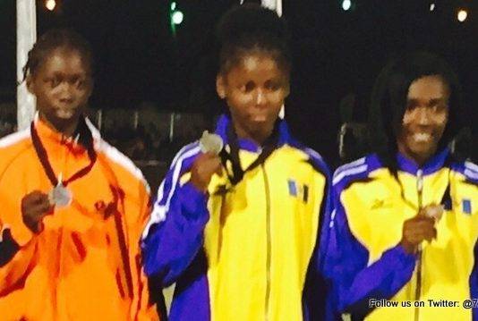 Shakeba Pink won the first Sint Maarten silver medal at the 44th Annual Carifta Games