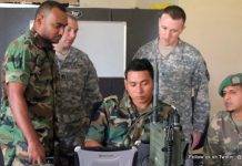 Military in leadership, hazmat exchange with South Dakota National Guard