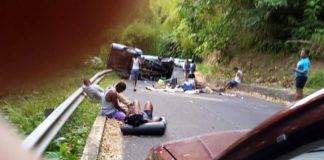 DOMINICA: Serious accident at Fond Canie