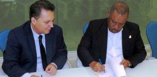 MinJus Navarro i MinFin Jardim a duna enkargo ofisial awe Afpakteam Kòrsou aktivo 1 ougùstùs 2015