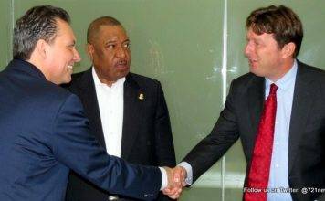 MinJus Navarro en MinFin Jardim hebben vandaag formele aftrap gegeven ‘Afpakteam Curaçao’ 1 augustus actief