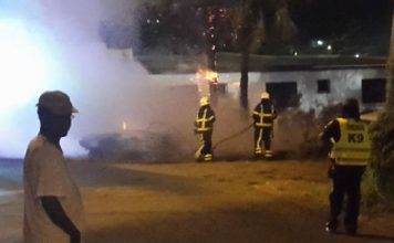 *** BREAKING NEWS *** : Car on Fire