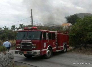 Car on fire in Suckergarden / Middle region area
