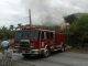 Car on fire in Suckergarden / Middle region area