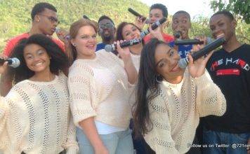 Island Gems donates wireless mics to Arias