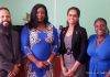 Minister Rita Bourne-Gumbs met with the two recipients of study grants for capacity building from the United Nations Educational, Scientific and Cultural Organization (UNESCO).