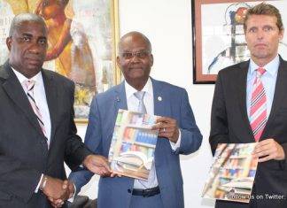 Minister of Justice Richardson receives Annual Report on Joint Court of Justice