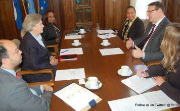 Ministers Plenipotentiary Meet with National Committee 4 and 5 May at Aruba House