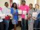 Acting Minister of Health Bourne-Gumbs provided SCDF with ear plugs to protect hearing of children in parades