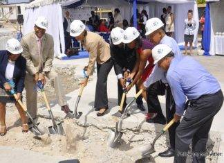 SXM Airport Cargo building renovation project has officially began