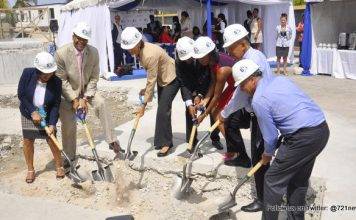 SXM Airport Cargo building renovation project has officially began