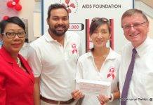 Scotiabank leads by example, donates US $5000 to Stronger Together