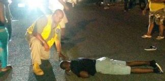 Serious bike accident on Suckergarden road