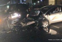 Traffic accident leaves two seriously wounded.