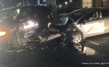Traffic accident leaves two seriously wounded.