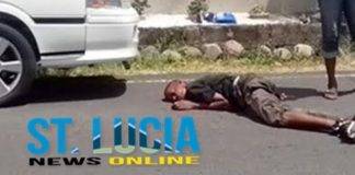 Pedestrian struck in Choiseul