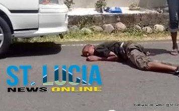 Pedestrian struck in Choiseul