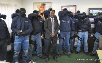 Police Arrest Team pays Justice Minister a visit