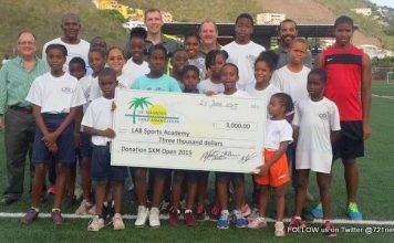 The St. Maarten Golf Association SMGA donates to 3 community organizations