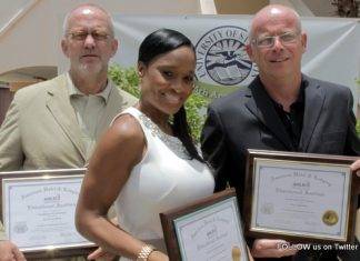 USM Hospitality and Tourism Management team received their CHE certificates
